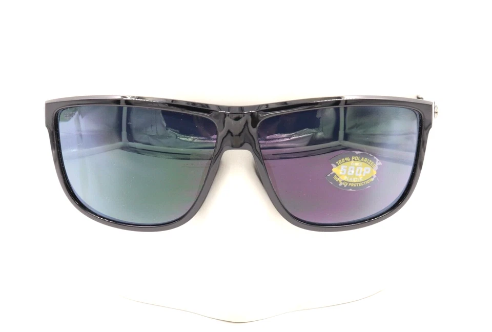 Costa Del Mar Rincondo Polarized Sunglasses Shiny Black / Gray 580p