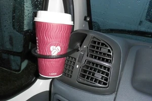 DUCATO CAMPER VAN MOTORHOME 02-06 L/H NEW STAINLESS STEEL VENT INSERT CUP HOLDER - Picture 1 of 4