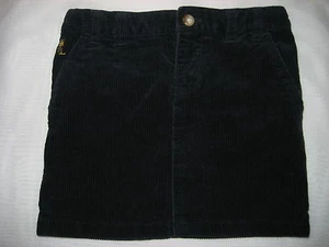 RALPH LAUREN Girls Navy Blue Corduroy Skirt Size 3 Perfect Condition!!! - Picture 1 of 1