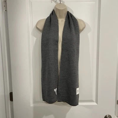 Calvin Klein® Women's Monogram CK Logo Plate Wrap Scarf Chevron New - Image 1 of 4