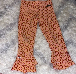 Matilda Jane Serendipity Girls Peach Orange Sonic Pant Leggings Ruffled Size 4 - Picture 1 of 3