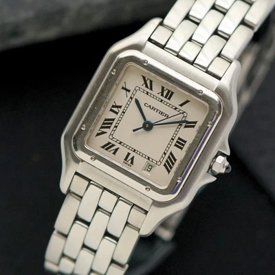 Cartier Panthere Medium Ref. 1310 Stainless Steel 26 mm Date Quartz 1990s - Image 1 of 4