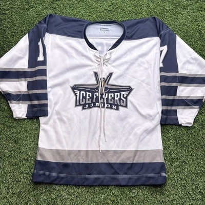 Camiseta Pensacola Ice Flyers Adulto Pequeña S Gris Liga Menor Foto 1 de 4