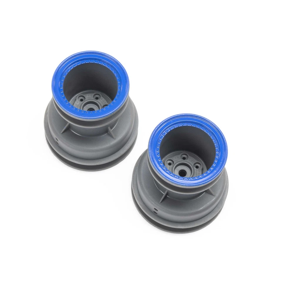 Losi MT Wheel Blue Beadlock Lt Grey2 Mini LMT LOS41046 - Image 1 of 1