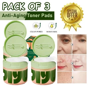 Jiyu Korean Skincare Anti-Aging, Dark Spot & Wrinkle Minimizing Toner Pads 300PC - Picture 1 of 16
