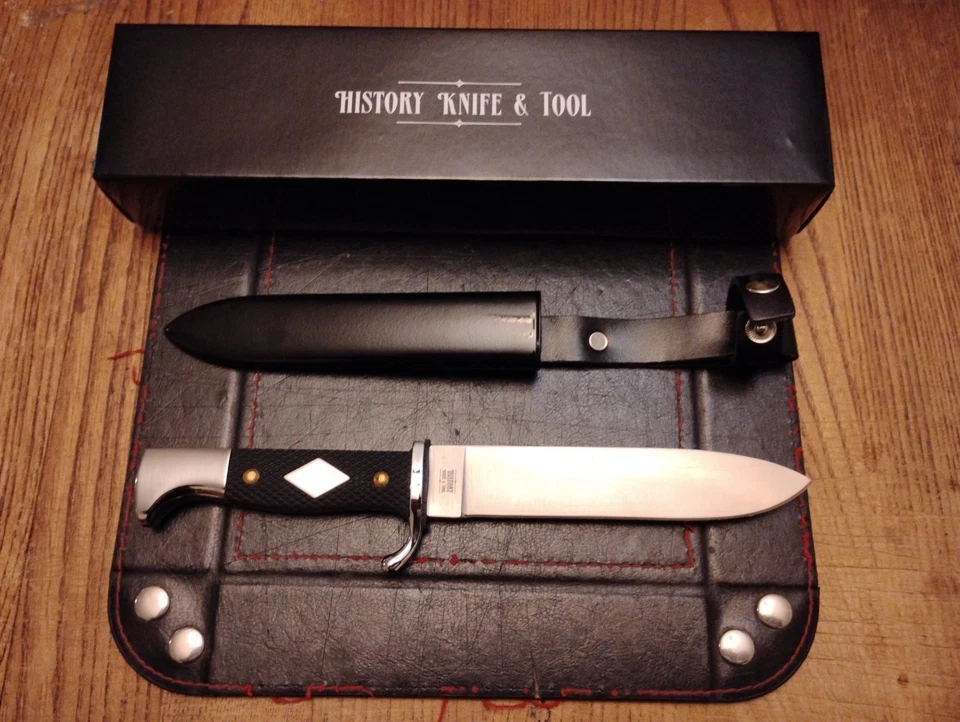 Boker  Plus History Knife & Tool German Scout Knife 5.5" Stainless Steel Blade - Image 1 of 3