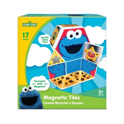 Cookie Monster Shapes Magnetic Playset - STEM Building Toys for Ages 3+ - Image 1 of 4
