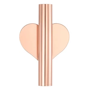 Wall Flower Vase Tube Dried Flower Vase Wall-Mounted Flower Tube Rose Gold - Picture 1 of 5