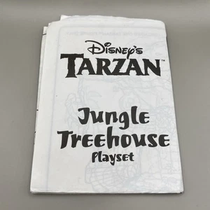 Vtg 1999 Disney Tarzan Jungle Treehouse Playset Replacement Instructions Manual - Picture 1 of 3