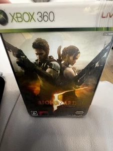 Resident Evil 5 Deluxe edition Steelbook / manual still sealed Japan NTSC format - Picture 1 of 12