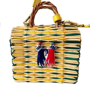 HEIMAT ATLANTICA Ltd Ed Artisan Basket Bag / Strap - Bild 1 von 11