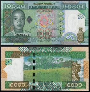 GUINEA 10000 FRANCS (P42b) 2008 UNC - Picture 1 of 1