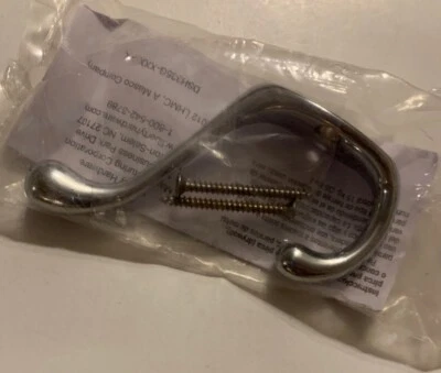 Juego de 2.  Ganchos para abrigo Liberty 3" B42302Q-CHR-C5 de alta resistencia. Cromo Foto 1 de 4