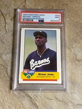 1994 Fleer Pro Cards Michael Jordan Birmingham Barons #633 Graded PSA-9 Mint