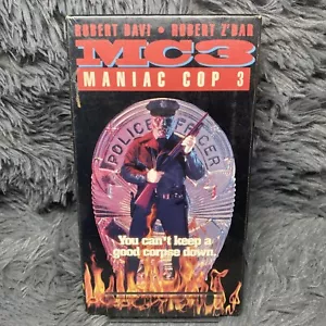 Maniac Cop 3 VHS Tape New Sealed Movie Robert Davi Horror New SEALED - Picture 1 of 6