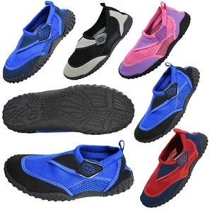 Water Shoes Beach Surf Wet Aqua Shoes Boys Girls Mens Womens Wetsuit Boots - Picture 1 of 35