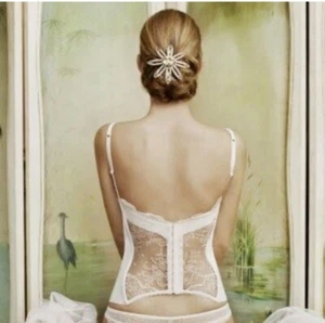 La perla corsetto bustier bianco 38 C - Foto 1 di 13