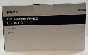 SIGMA 150-600mm F5-6.3 DG DN OS Sports Sony E-mount Telescope Zoom Lens full - Picture 1 of 11