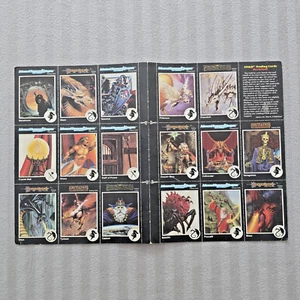 sheet of 17 Mixed ADVANCED DUNGEONS & DRAGONS 2ND Edition 1991 Vintage - Picture 1 of 10