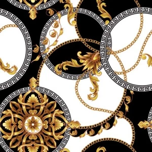 Serpina de papel decoupage diseño griego Versace Medusa - dos servilletas individuales para almuerzo - Imagen 1 de 8