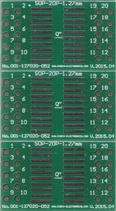 SO20,SOP20,SOIC20,SOJ20,SOL20,PG-DSO-20 1.27mm(0.05") to 2 x IDC2x5 - 3 PCS.[CA] - Picture 1 of 1
