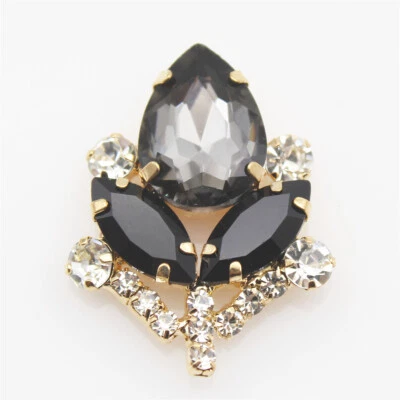 Liga de flores cristal strass para berloque faça você mesmo broche cabelo cocar acessórios - Imagem 1 de 4