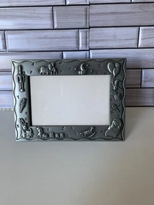 Malden Baby Picture Frame Alphabet Toys Child Baby Pewter 3.5" x 5.5" Photo - Picture 1 of 13