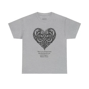 Dragon Bond Unisex T- Dragon Rider Gift, Graphic T, Fourth Wing Fan - Picture 1 of 17