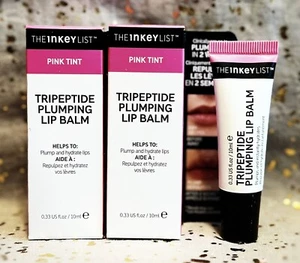 2x~The Inkey List~Tripeptide Plumping Lip Balm~Pink Tint~0.33oz/10ml Full Sz~NIB - Picture 1 of 1