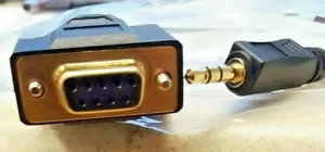 C2G DB9 Buchse auf 3,5 mm Stecker Adapterkabel - 1,5 Fuß Länge - Bild 1 von 3