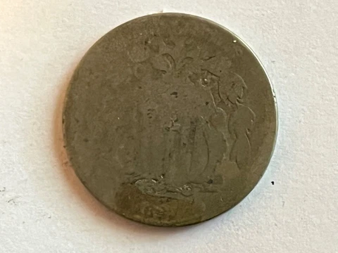 1882 Shield Nickel Cover