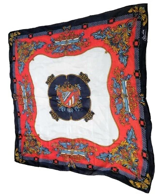 Bufanda de seda vintage de diseñador Rosy Varte ¡Hermosa! Foto 1 de 3