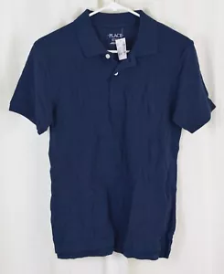 The Children's Place Boys' Short Sleeve Pique Polo 2 Pack Navy Size XL - Picture 1 of 3