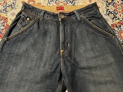 Pantalones de mezclilla Tommy Hilfiger Red Label Premium vintage para hombre lavado medio talla 30"x30" Foto 1 de 4