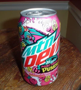 NEW Unopened Mountain MTN Dew Point Break Punch Soda 1ea 12 Oz Can Sealed - Picture 1 of 2