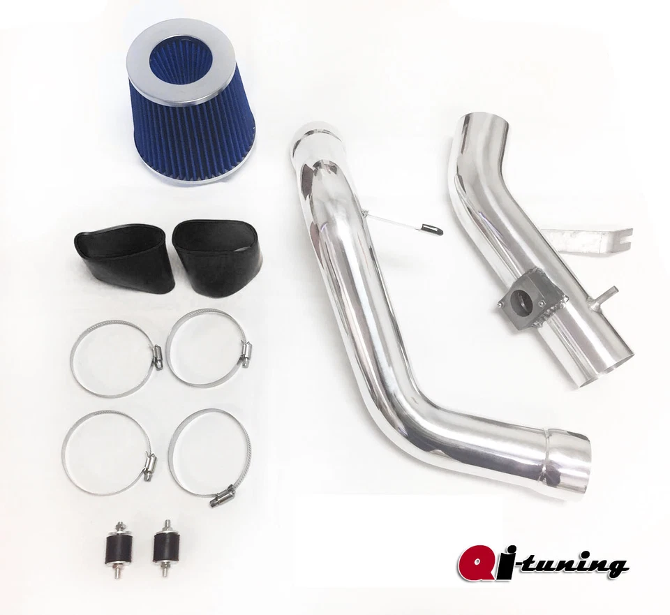 Kit de admisión de aire frío NEGRO AZUL 2 PIEZAS para Mitsubishi Eclipse 2006-2011 3,8 L V6 Foto 1 de 1