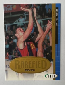Pau Gasol 2001-02 SAGE Hit Rarefied GOLD RC ROOKIE #R10 Barcelona Spain #'d /500 - Picture 1 of 2