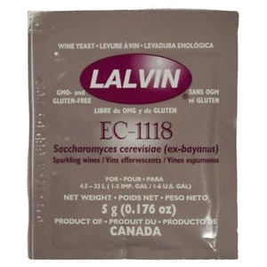 Lalvin EC-1118 Wine Yeast by Lallemand Inc - Picture 1 of 3