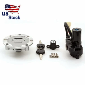 Juego de llaves de bloqueo de tapa de gas combustible interruptor de encendido para motocicleta Yamaha MT09 2013-2016 - Imagen 1 de 11