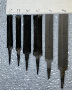 New/Old stock 6 pc. Set Feather Edge Saw File Yasuri Japan #1 set - Picture 1 of 6
