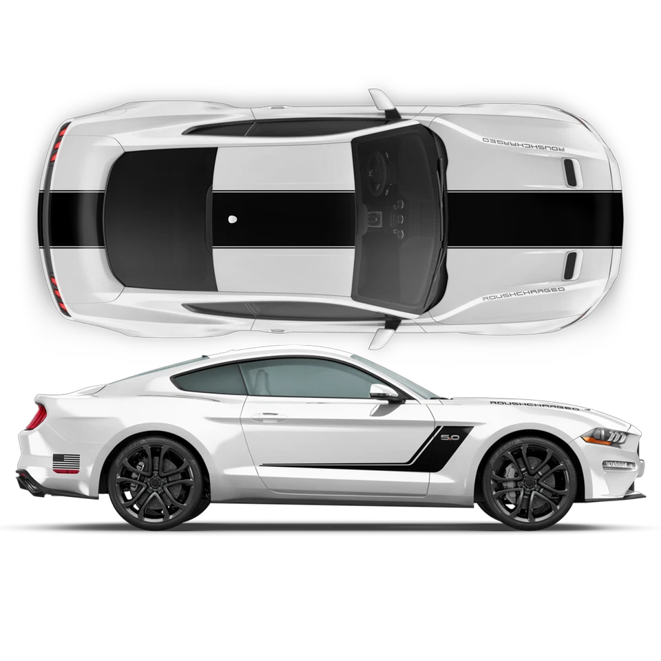 Rayas de carreras Roush Stage3 para Mustang 2015-2019  Foto 1 de 4