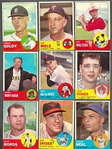 1963 Topps 31 Cards MOSTLY 6th 7th Series High Numbers STARS HUGE BV$$ (All MK) - Picture 1 of 8