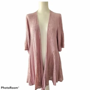 Rue 21 Mauve Kimono/Jacket Size Large - Picture 1 of 6