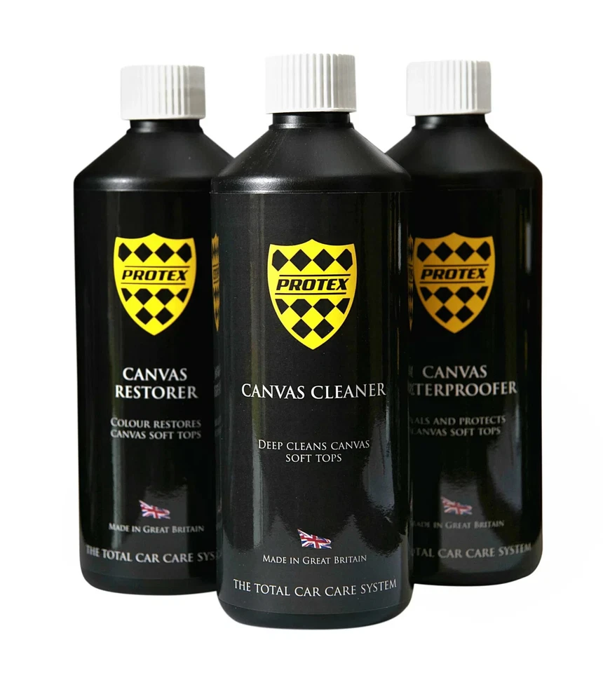 Protex Convertible Soft Top - Cleaner/Restorer(Black)/Waterproofer - 500ml - Image 1 of 4