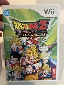 Dragon Ball Z: Budokai Tenkaichi 3 (Nintendo Wii, 2007) No Manual - Tested Works - Picture 1 of 3