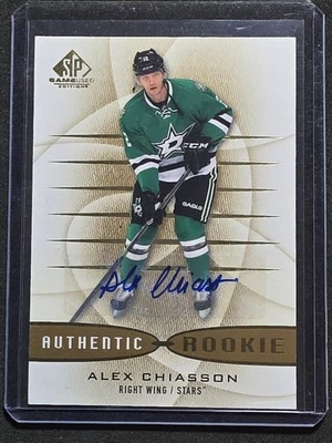 2013-14 SP Game Used Gold Autographs #145 Alex Chiasson Dallas Stars - Image 1 of 2