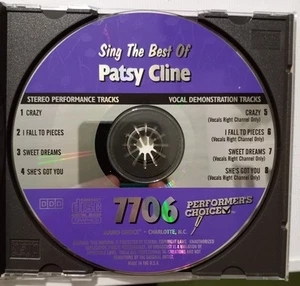 Performers' Choice Best of Patsy Cline Sound Choice CDG SC-7706 Karaoke Tested - Picture 1 of 1