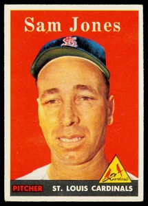 1957 Topps Sam Jones VINTAGE St. Louis Cardinals #287 - Foto 1 di 2