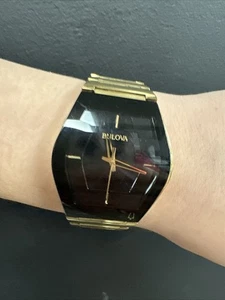 Bulova 97A164 Gemini Stainless Steel 40mm Gold Tone Men’s Watch - Picture 1 of 8