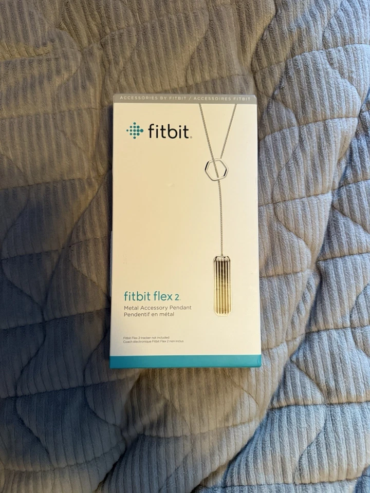 Fitbit Flex 2 Metal Pendant Jewelry Accessory Stainless Steel New in Box - Image 1 of 1